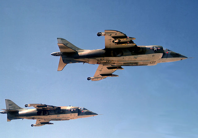 File:AV-8As VMA-513 in flight 1974.JPEG