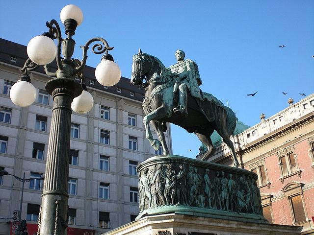 File:Knez Mihailo, Republic Square.jpg